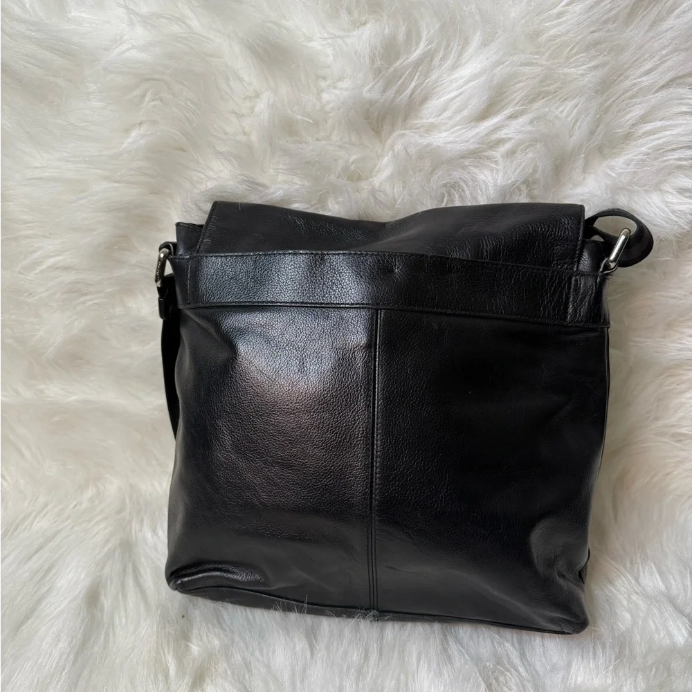 Coach Black Leather Men’s Messenger Bag